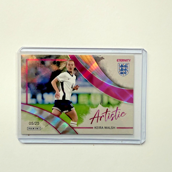 Panini Eternity Lionesses 2025 Keira Walsh England Artistic Magenta SSP Card /25