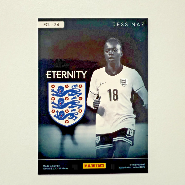 Panini Eternity Lionesses 2025 Jess Naz England Eclipse SSP Magenta Card /25