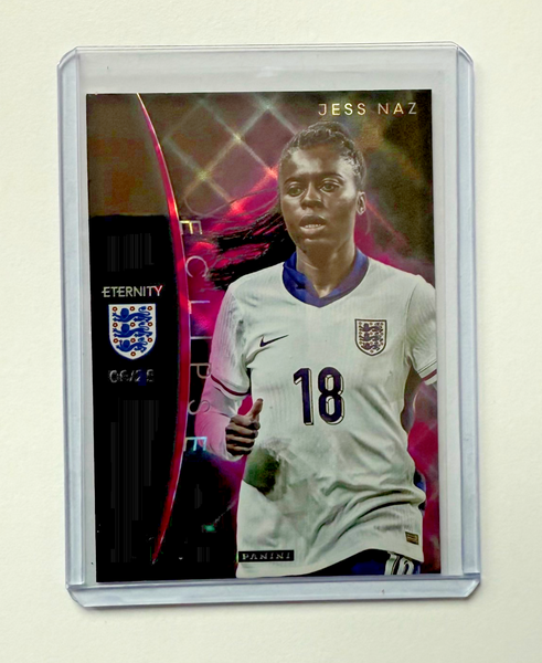 Panini Eternity Lionesses 2025 Jess Naz England Eclipse SSP Magenta Card /25