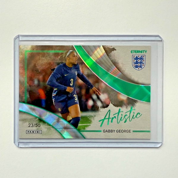 Panini Eternity Lionesses 2025 Gabby George England Artistic Green Card /50