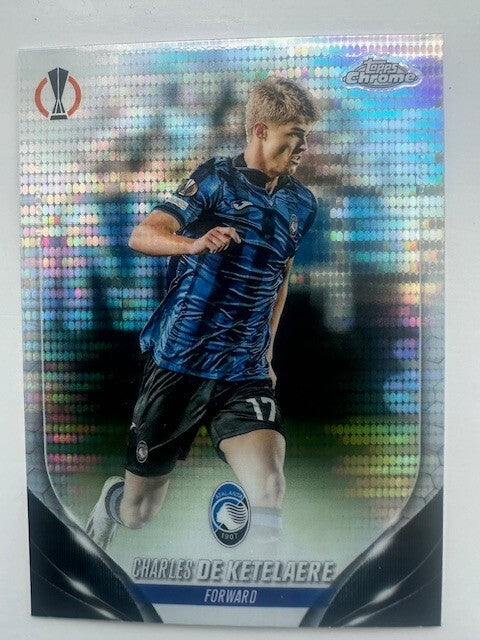 Topps Chrome Hobby UCC Champions League 23/24 Charles De Ketelaere Atlanta Prizm