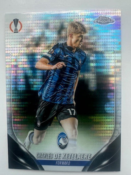 Topps Chrome Hobby UCC Champions League 23/24 Charles De Ketelaere Atlanta Prizm