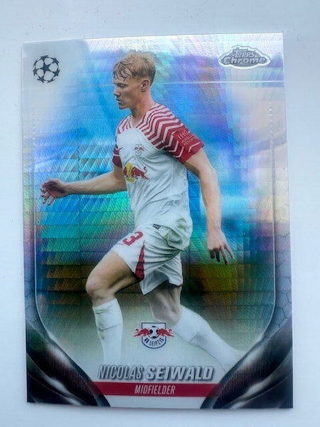 Topps Chrome Hobby UCC Club Competitions 23/24 Nicolas Seiwald RB Leipzig Prizm