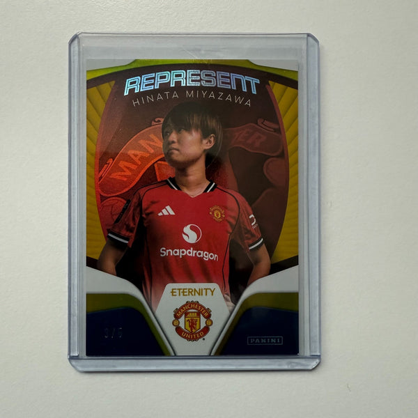Panini Eternity WSL 25/26 Hinata Miyazawa Represent Gold /5 Manchester United
