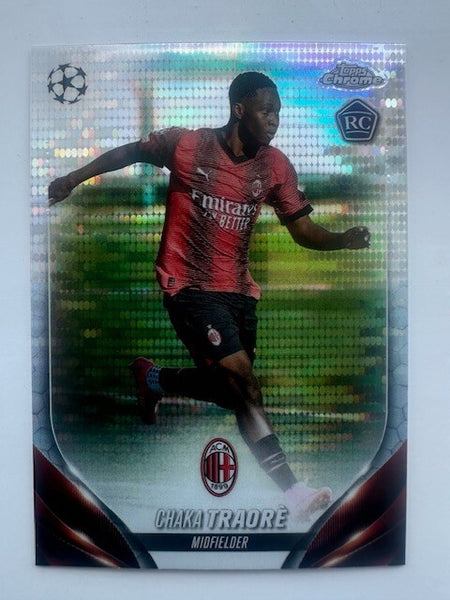 Topps Chrome Hobby UCC Club Competitions 2023/24 Chaka Traore AC Milan Prizm