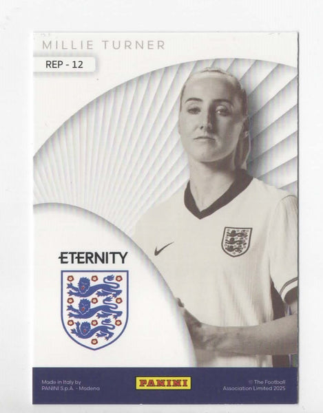 Panini Eternity Lionesses 2025 Millie Turner England Represent Green Card /50