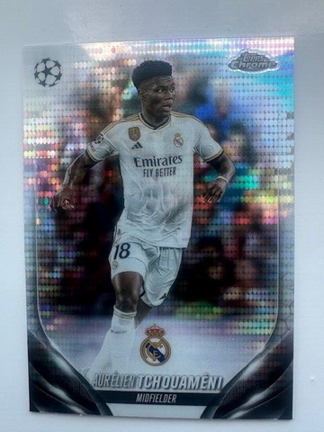 Topps Chrome Hobby UCC Club Competitions 2023/24 Aurelien Tchouameni Prizm Card