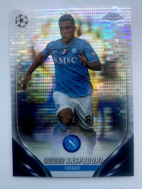 Topps Chrome Hobby UCC Club Competitions 2023/24 Giacomo Raspadori Napoli Prizm