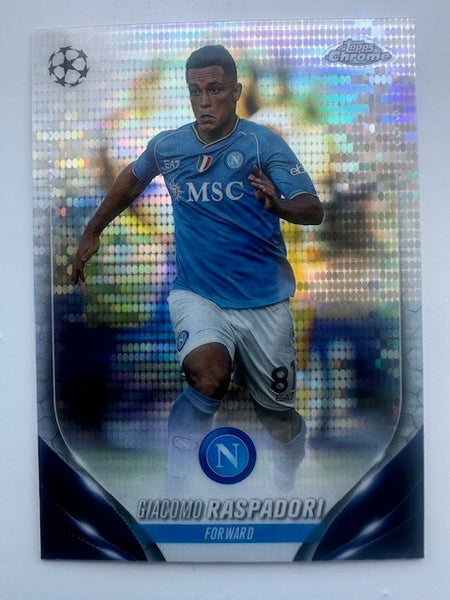Topps Chrome Hobby UCC Club Competitions 2023/24 Giacomo Raspadori Napoli Prizm