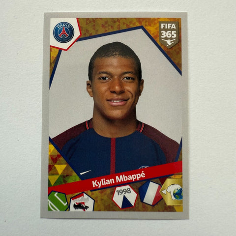 Kylian Mbappe Panini FIFA 365 Sticker #250 PSG France Rookie Era