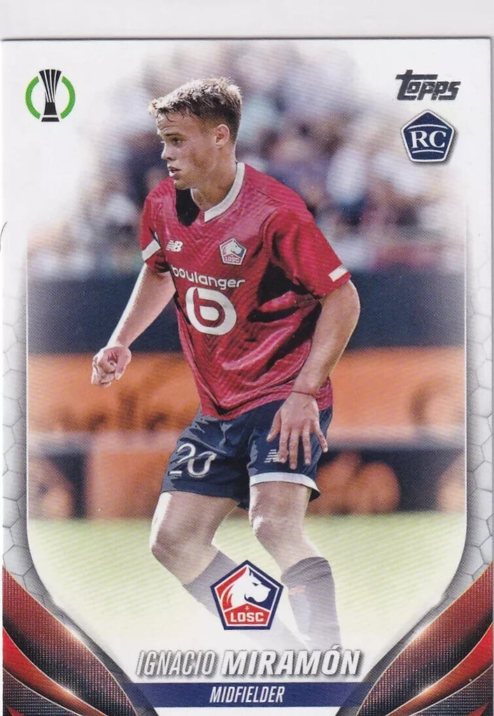 Topps Chrome Hobby UCC Club Competitions 23/24 Ignacio Miramon Lille Card No 3