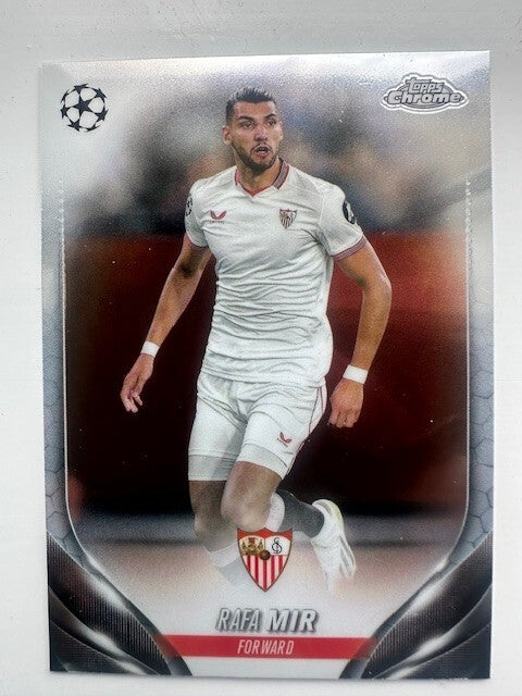 Topps Chrome Hobby UEFA Club Competitions 2023/24 Rafa Mir Sevilla Card #62