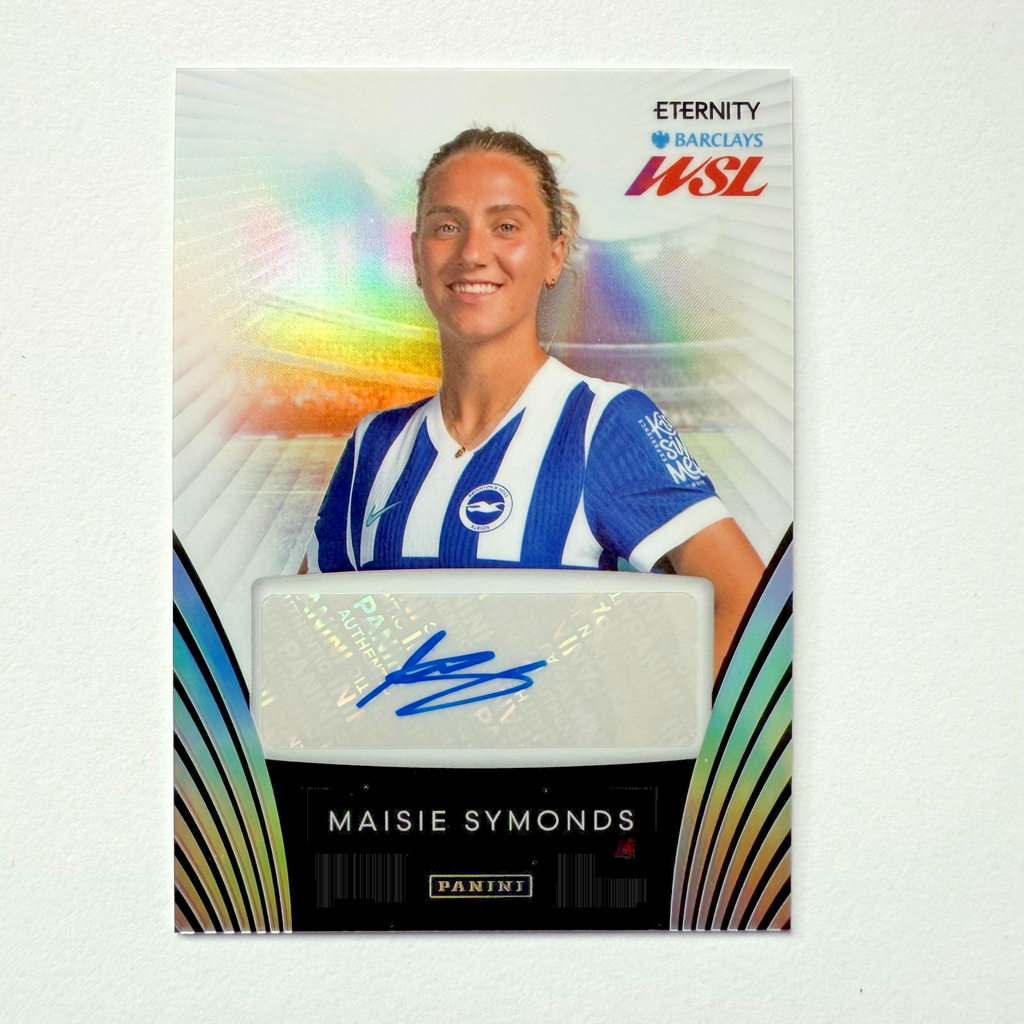 Panini Eternity WSL 25/26 Maisie Symonds Auto Black 1/1 Brighton Autograph Card