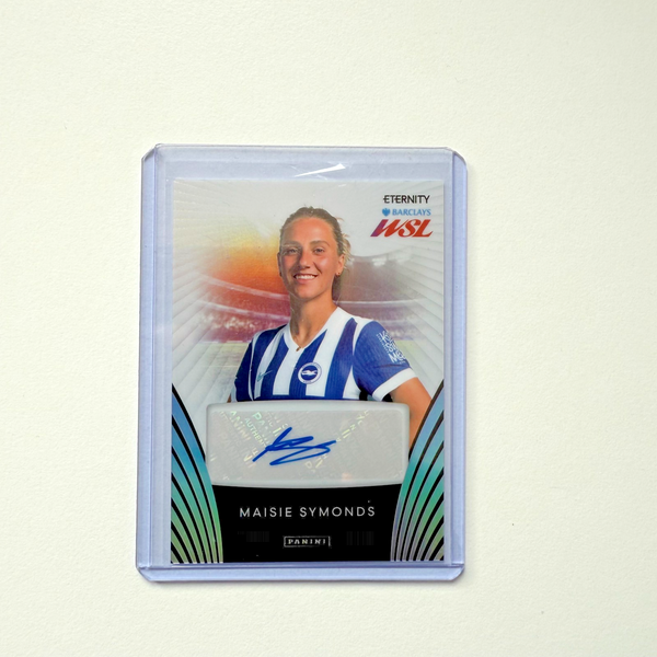 Panini Eternity WSL 25/26 Maisie Symonds Auto Black 1/1 Brighton Autograph Card