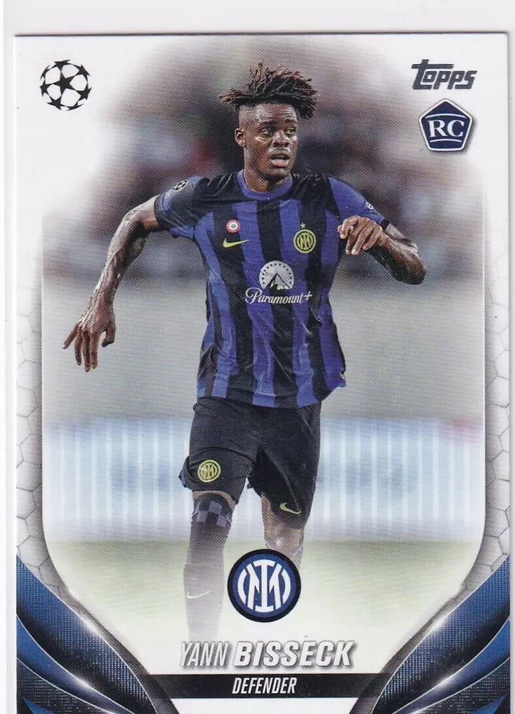 Topps Chrome Hobby UCC Club Competitions 23/24 Yann Bisseck Inter Milan Card