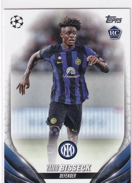 Topps Chrome Hobby UCC Club Competitions 23/24 Yann Bisseck Inter Milan Card