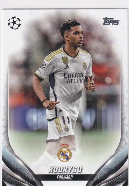 Topps Chrome Hobby UCC Champions League 2023/24 Rodrygo Real Madrid Card #168