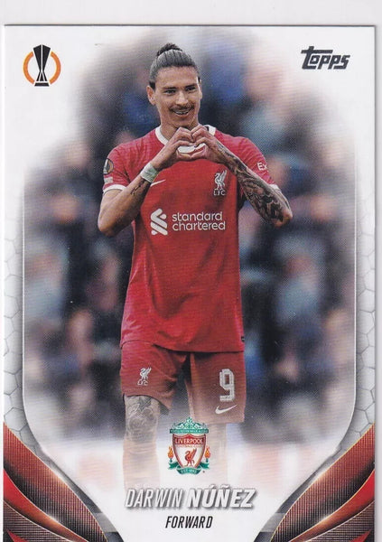 Topps Chrome Hobby UCC Club Competitions 23/24 Darwin Nunez Liverpool Card #41