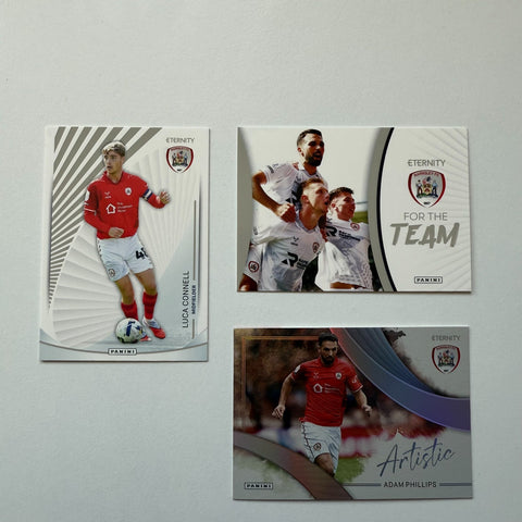 3x Barnsley FC EFL Eternity 2026 Card Bundle Connell Phillips Team Panini