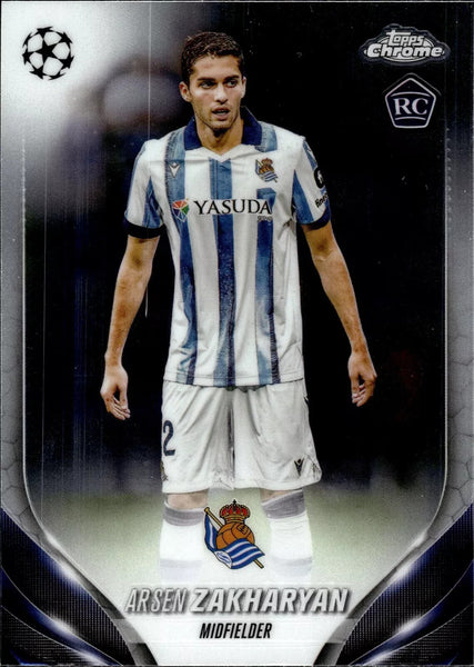 Topps Chrome Hobby UCC Champions League 2023/24 Arsen Zakharyan Real Sociedad