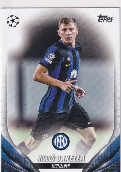 Topps Chrome Hobby UCC Club Competitions 2023/24 Nicolo Barella Inter Milan #51