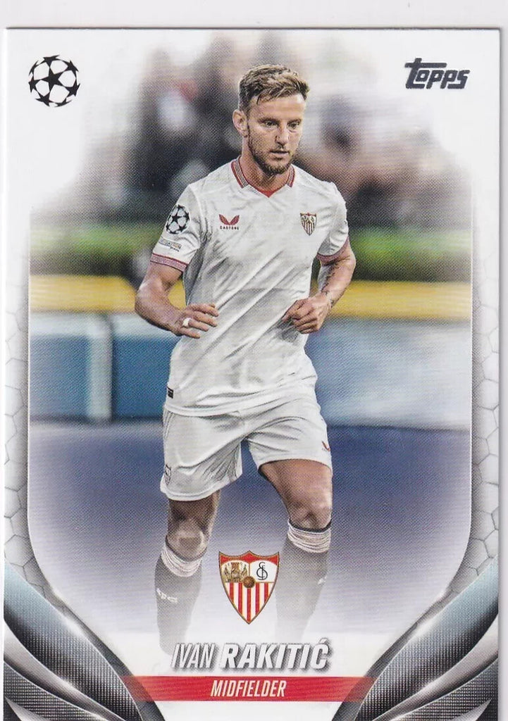 Topps Chrome Hobby UEFA Club Competitions 2023/24 Ivan Rakitic Sevilla Card #137