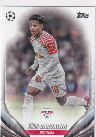Topps Chrome Hobby UCC Club Competitions 2023/24 Fabio Carvalho RB Leipzig Card