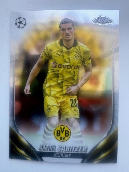 Topps Chrome Hobby UCC Champions League 23/24 Marcel Sabitzer Borussia Dortmund
