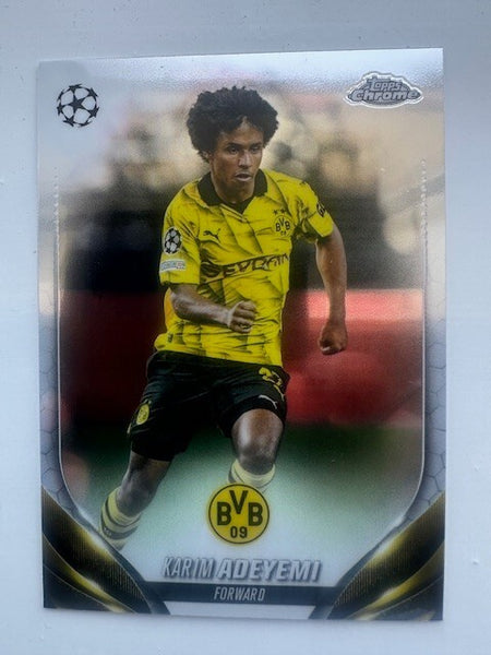 Topps Chrome Hobby UEFA Club Competitions 23/24 Karim Adeyemi Borussia Dortmund