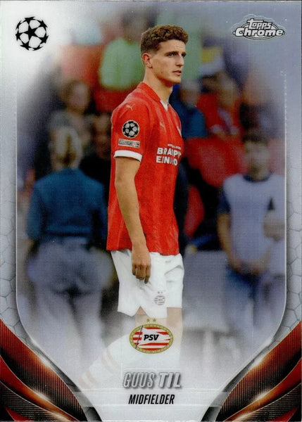 Topps Chrome Hobby UEFA Club Competitions 23/24 Guus Til PSV Eindhoven Card #102