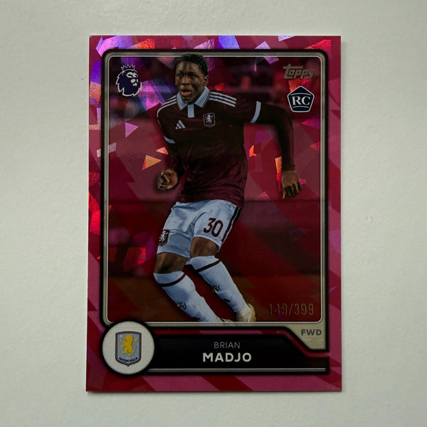 Topps Premier League 2026/27 Brian Madjo Aston Villa Pink Parallel RC /399