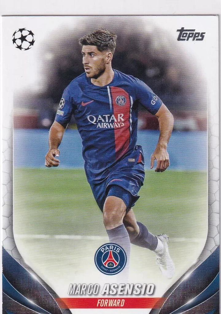 Topps Chrome Hobby UCC UEFA Champions League 2023/24 Marco Asensio PSG Card #97