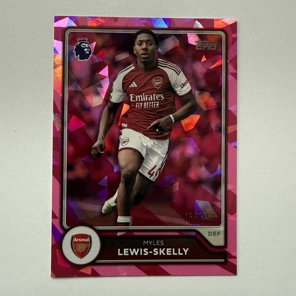 Topps Premier League 2026/27 Myles Lewis-Skelly Arsenal Pink Parallel /399 #25