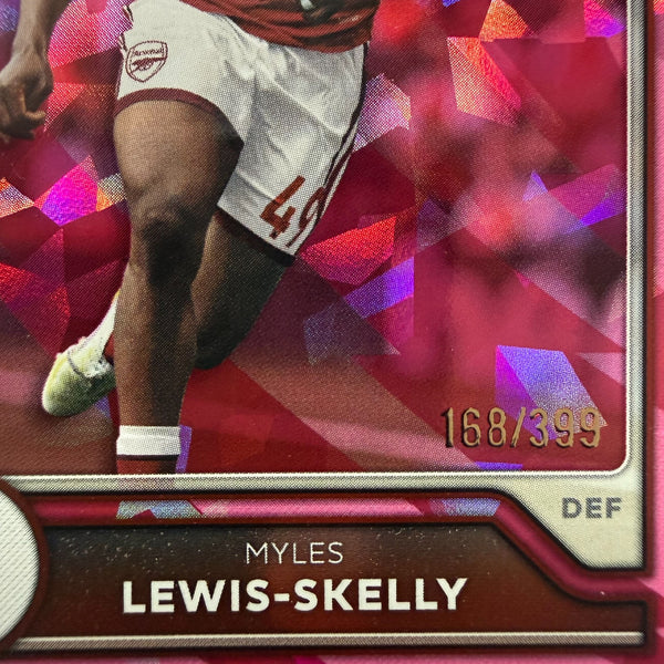 Topps Premier League 2026/27 Myles Lewis-Skelly Arsenal Pink Parallel /399 #25