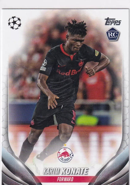 Topps Chrome Hobby UEFA Club Competitions 2023/24 Karim Konate FC Salzburg Card
