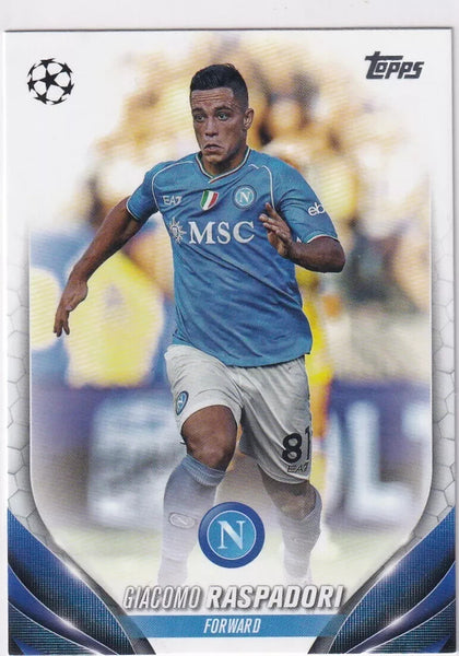 Topps Chrome Hobby UCC UEFA Champions League 2023/24 Giacomo Raspadori Napoli