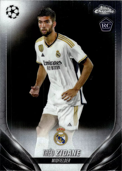 Topps Chrome Hobby UEFA Club Competitions 23/24 Theo Zidane Real Madrid Card #18