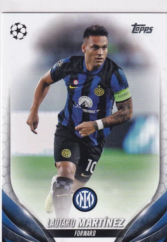 Topps Chrome Hobby UEFA Club Competitions 2023/24 Lautaro Martinez Inter Milan