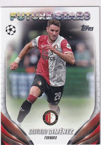 Topps Chrome Hobby UEFA Club Competitions 23/24 Santiago Gimenez Future Stars