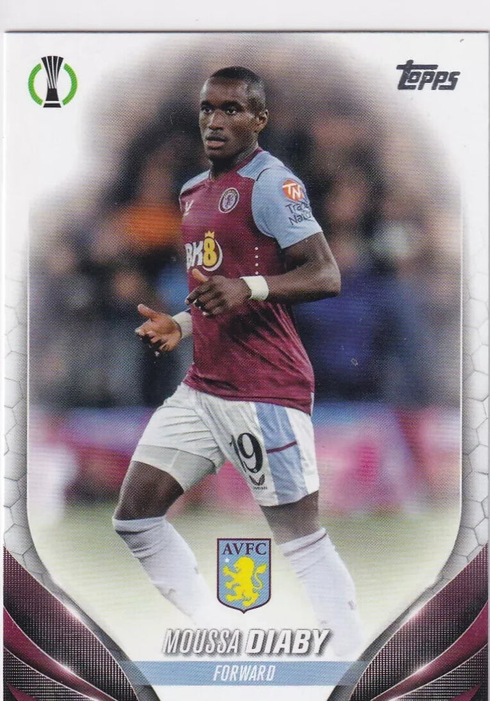 Topps Chrome Hobby UEFA Club Competitions 23/24 Moussa Diaby Aston Villa #116