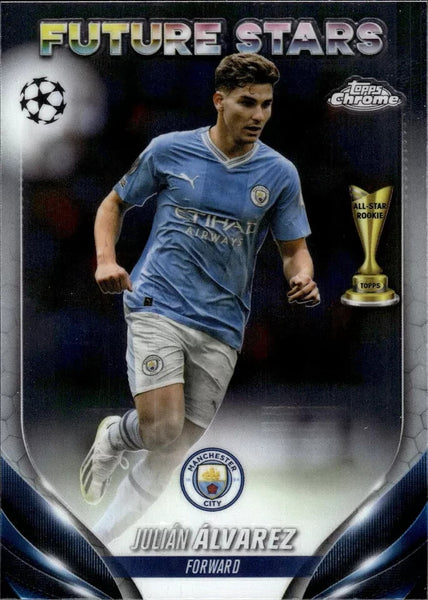 Topps Chrome Hobby UEFA Club Competitions 23/24 Julian Alvarez Future Stars #150