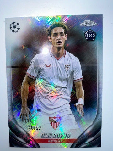 Topps Chrome Hobby UCC UEFA Champions League 2023/24 Manu Bueno Sevilla /52