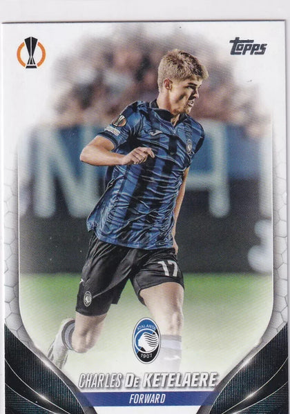 Topps Chrome Hobby UCC Champions League 23/24 Charles De Ketelaere Atlanta Card