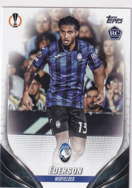 Topps Chrome Hobby UCC UEFA Club Competitions 23/24 Ederson Atlanta Card #101