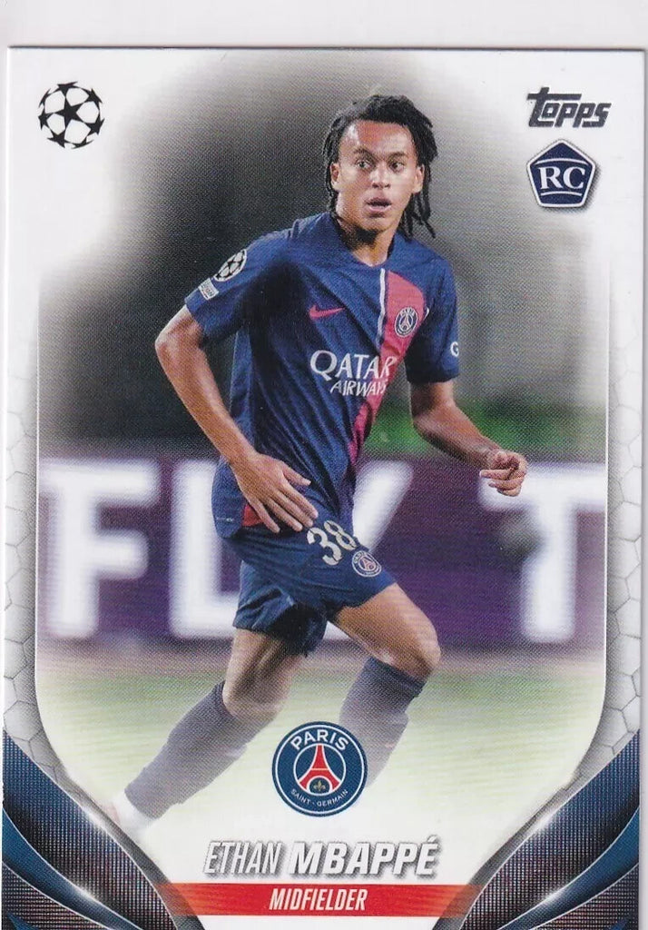 Topps Chrome Hobby UCC Champions League 23/24 Ethan Mbappe Paris Saint-Germain