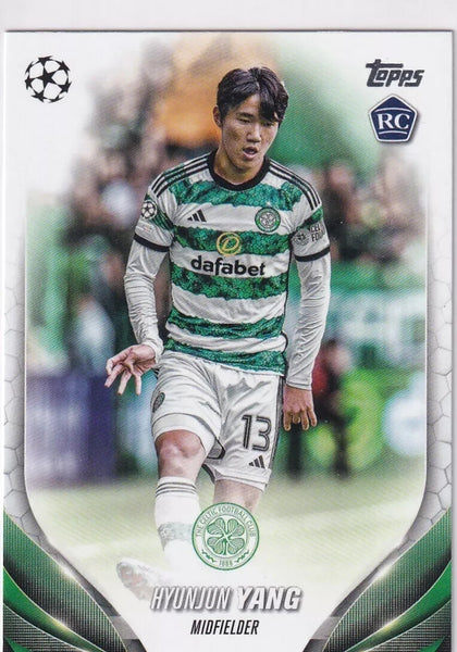 Topps Chrome Hobby UCC Champions League 23/24 Hyunjun Yang Celtic Card #83