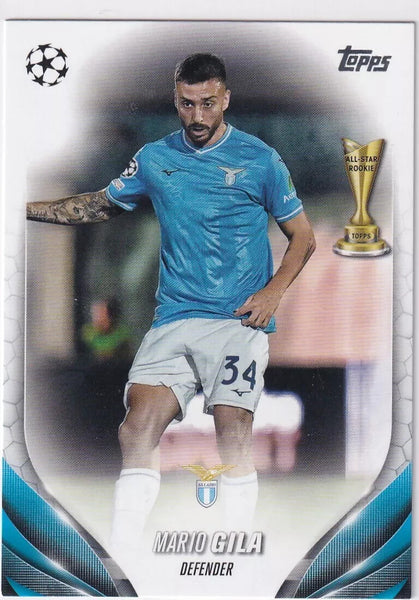 Topps Chrome Hobby UCC Champions League 23/24 Mario Gila All Star Rookie Card