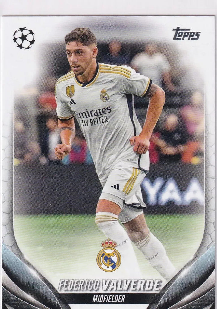 Topps Chrome Hobby UCC Champions League 23/24 Federico Valverde Real Madrid #99