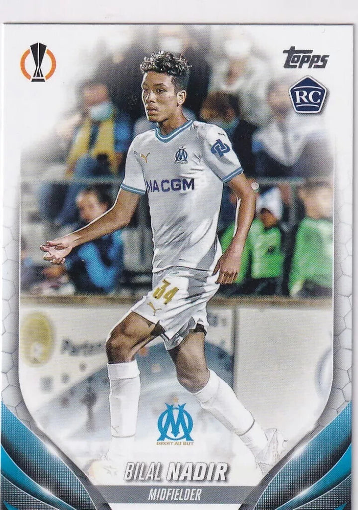Topps Chrome Hobby UEFA Club Competitions 23/24 Bilal Nadir Marseille Card #77