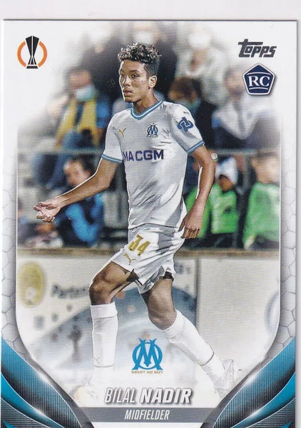 Topps Chrome Hobby UEFA Club Competitions 23/24 Bilal Nadir Marseille Card #77